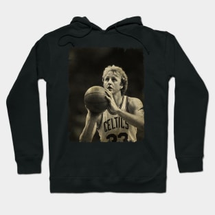 Larry Bird Shotting Hoodie